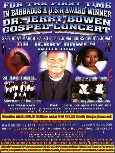 Dr Jerry Bowen concert