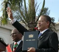 Prime Minister Bruce Golding